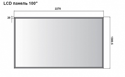 LCD дисплей 100"